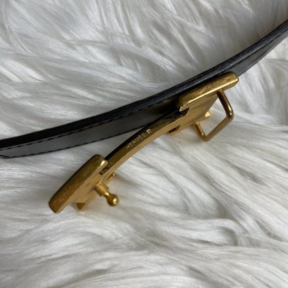 Hermes H Belt Buckle and Reversible Leather Strap 32mm - Picture 7 of 16